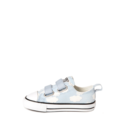 Alternate view of Converse Chuck Taylor All Star 2V Lo Sneaker - Baby / Toddler - Light Armory Blue / Clouds