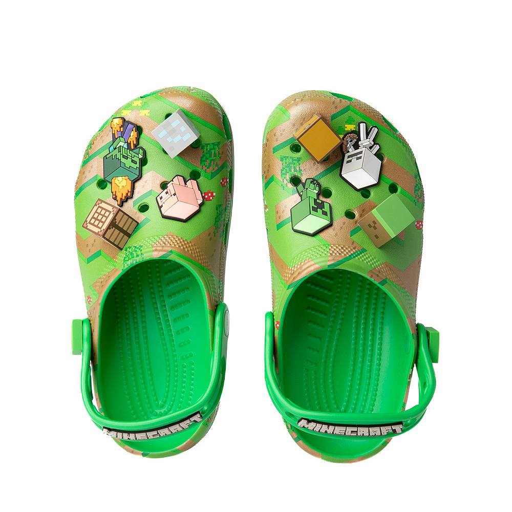 Crocs x Minecraft Classic Clog - Little Kid / Big Kid - Green ...