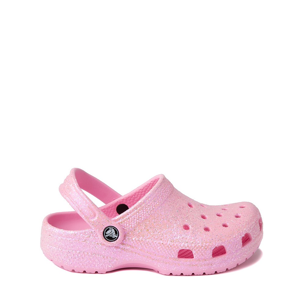 Crocs Classic Glitter Clog - Little Kid / Big Kid - Flamingo Pink