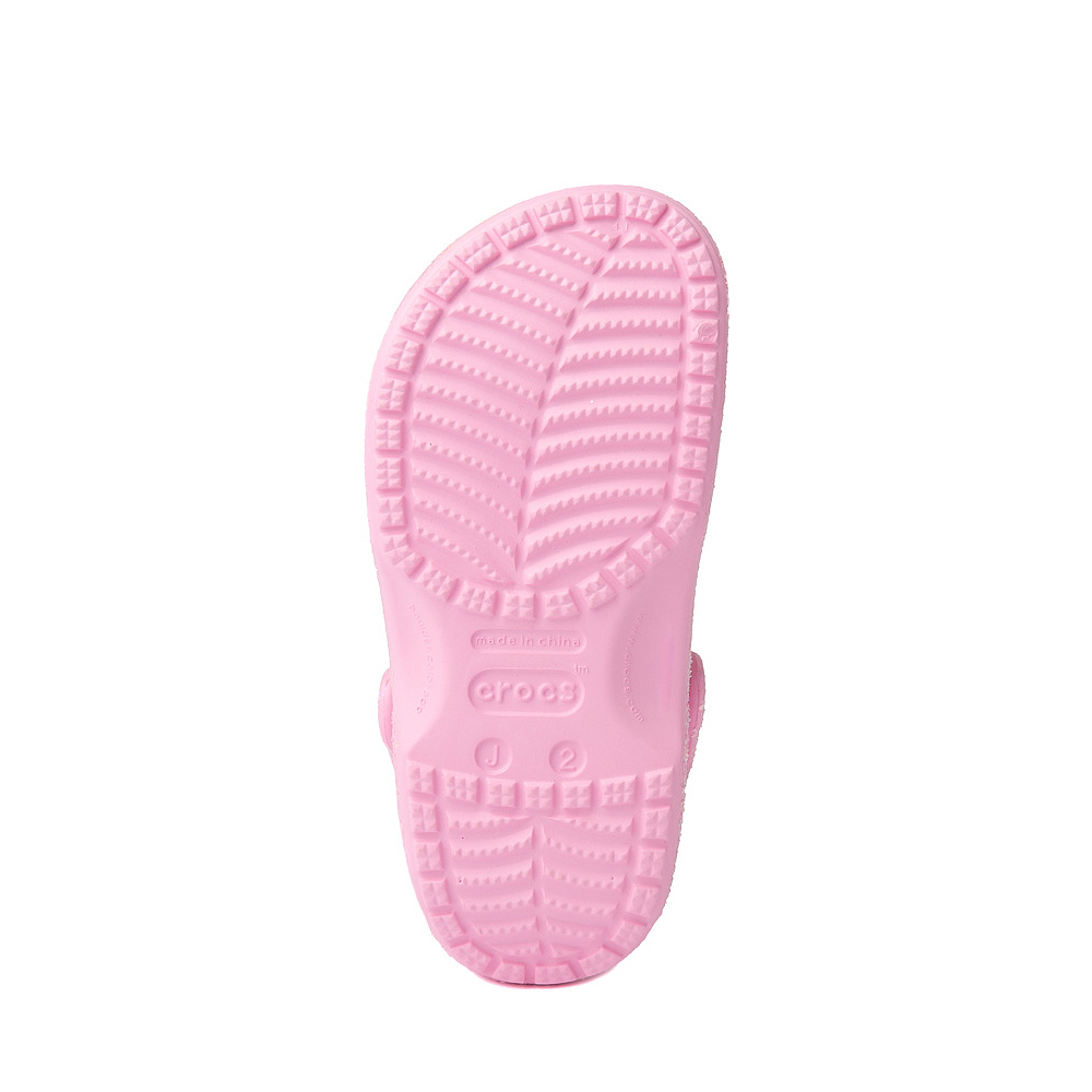 Crocs Classic Glitter Clog - Little Kid / Big Kid - Flamingo Pink ...
