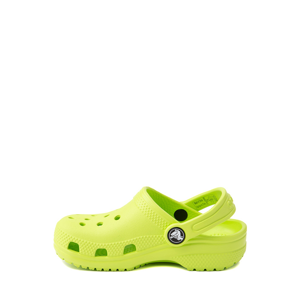 alternate view Crocs Clog Sandal - Baby / Toddler / Little Kid - LimeadeALT1