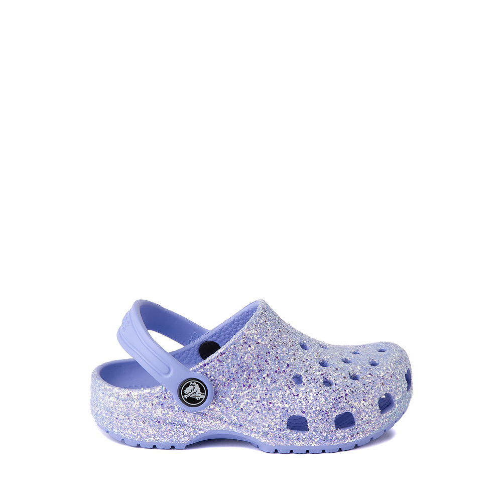 Crocs Classic Glitter Clog Baby Toddler - Moon Jelly |