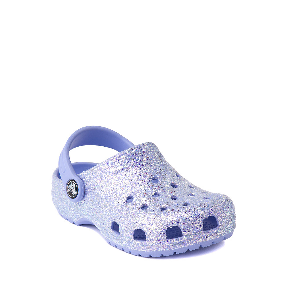 Crocs Classic Glitter Clog - Baby   Toddler - Moon Jelly 