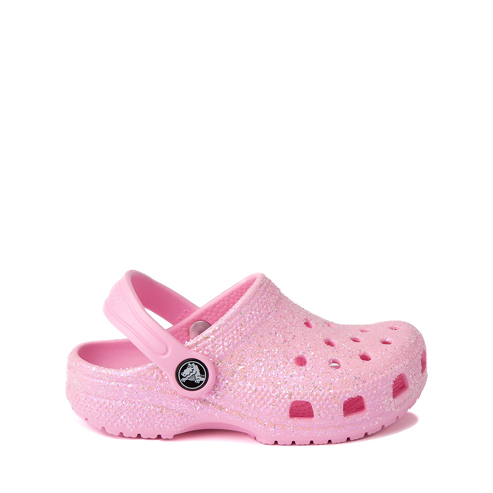 Crocs Classic Glitter Clog - Baby / Toddler - Flamingo Pink