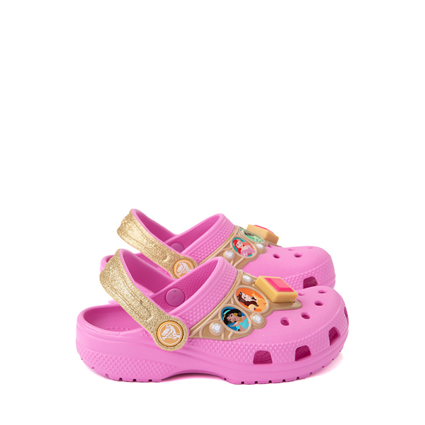 Main view of Crocs Classic Disney Princess Lights Clog - Little Kid / Big Kid - Taffy Pink