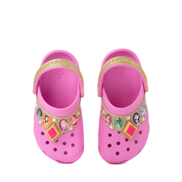 Main view of Crocs Classic Disney Princess Lights Clog - Little Kid / Big Kid - Taffy Pink