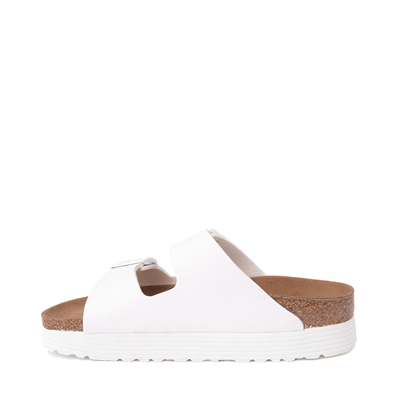 Alternate view of Womens Papillio by Birkenstock® Arizona Platform Sandal - White