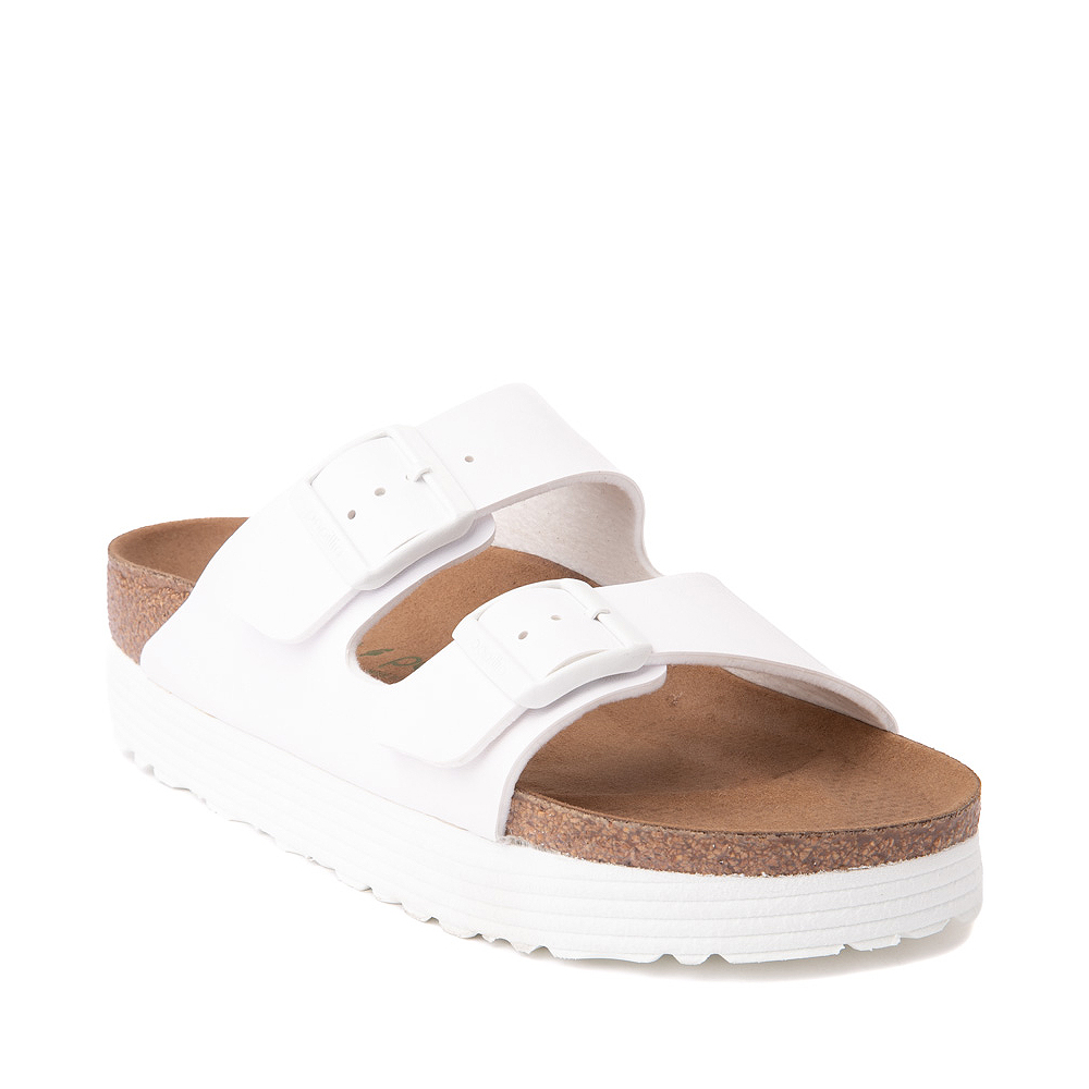 Womens Papillio by Birkenstock® Arizona Platform Sandal - White | Journeys