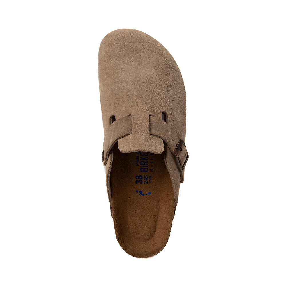 Mens Birkenstock Boston Soft Footbed Clog - Taupe | Journeys