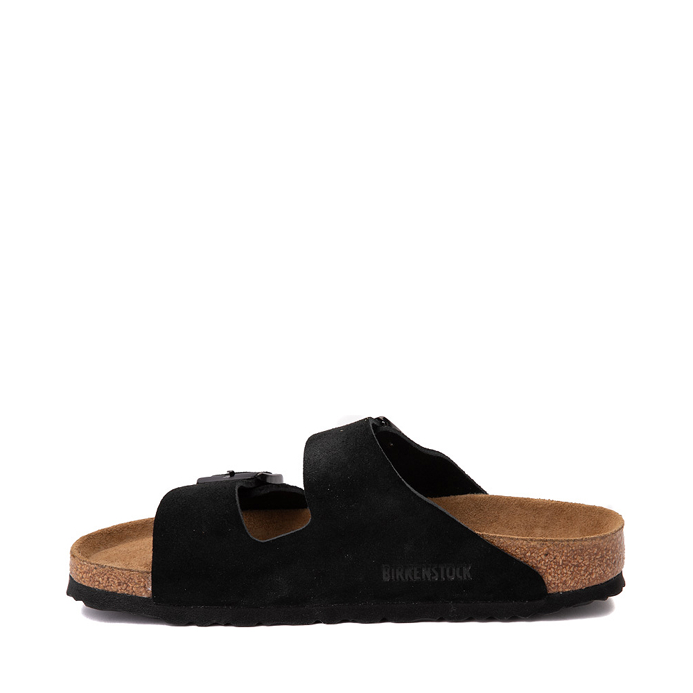 Womens Birkenstock Arizona Soft Footbed Sandal - Black | Journeys