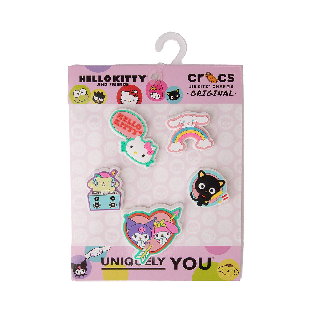 CROCS X Hello Kitty Metal Jibbitz Charms Set 5 NIP