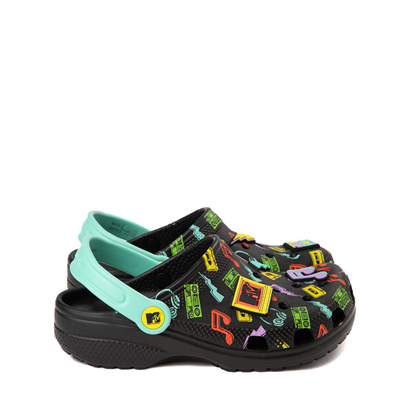 Main view of Crocs Classic MTV Clog - Little Kid / Big Kid - Black / Multicolor
