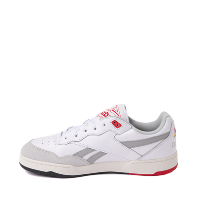 Alternate view of Mens Reebok BB4000 II Athletic Shoe - White / Gray / Red