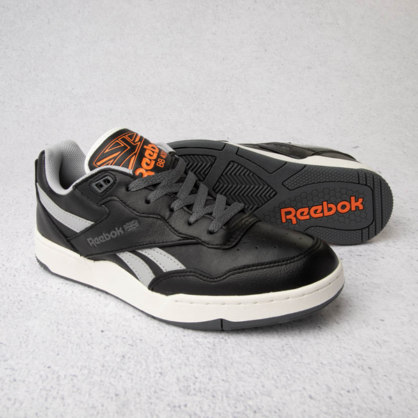 Main view of Mens Reebok BB4000 II Athletic Shoe - Black / Chalk / Gray