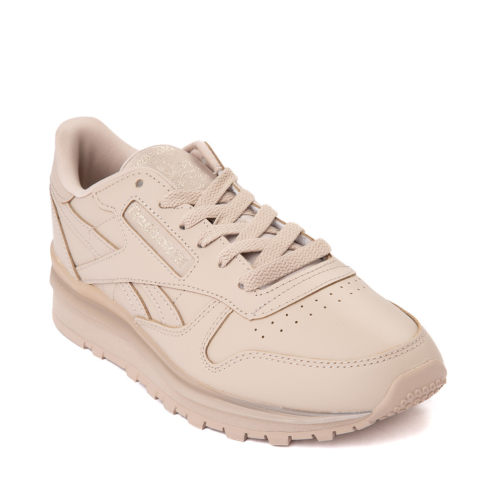 Reebok Classic Leather Clip Athletic Shoe - Modern Beige Monochrome | Journeys