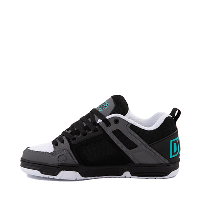 Alternate view of Mens DVS Comanche Skate Shoe - Black / Charcoal / Turquoise