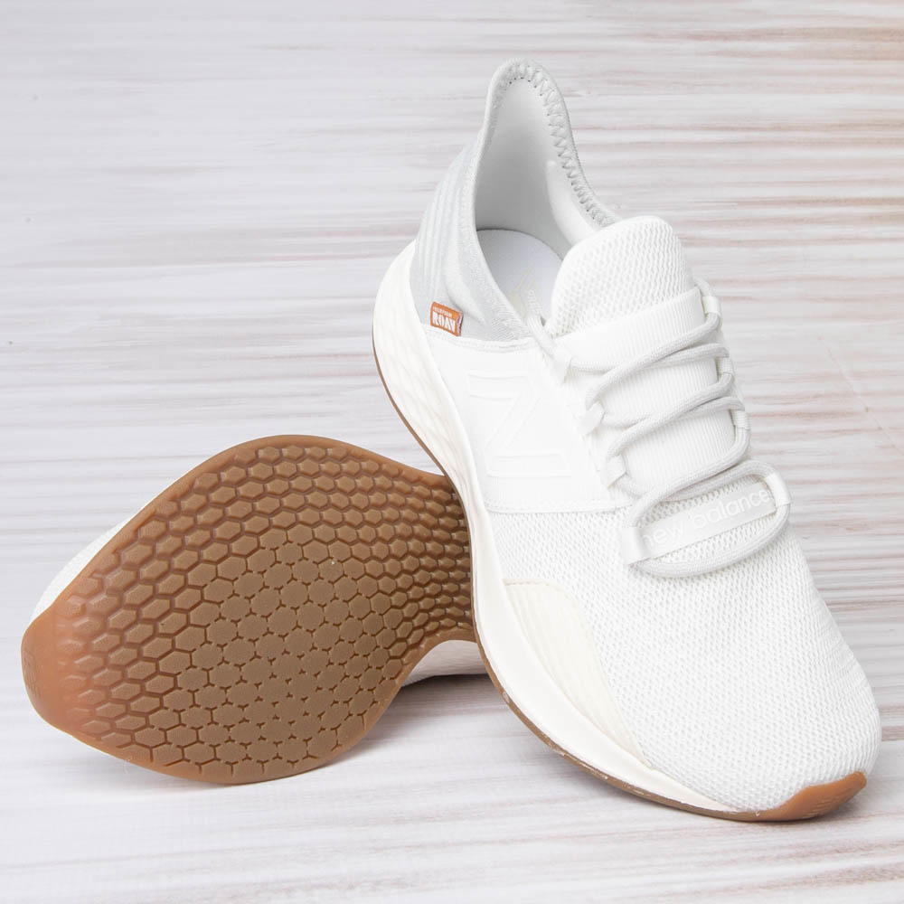 Womens New Balance Fresh Foam Roav Athletic Shoe - Cream / Gum