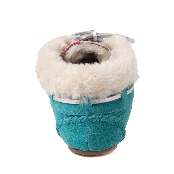 alternate view Minnetonka Charley Slipper - Little Kid / Big Kid - Turquoise / MermaidALT4