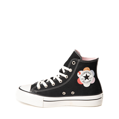 Alternate view of Converse Chuck Taylor All Star Hi Crafted Patchwork Sneaker - Big Kid - Black