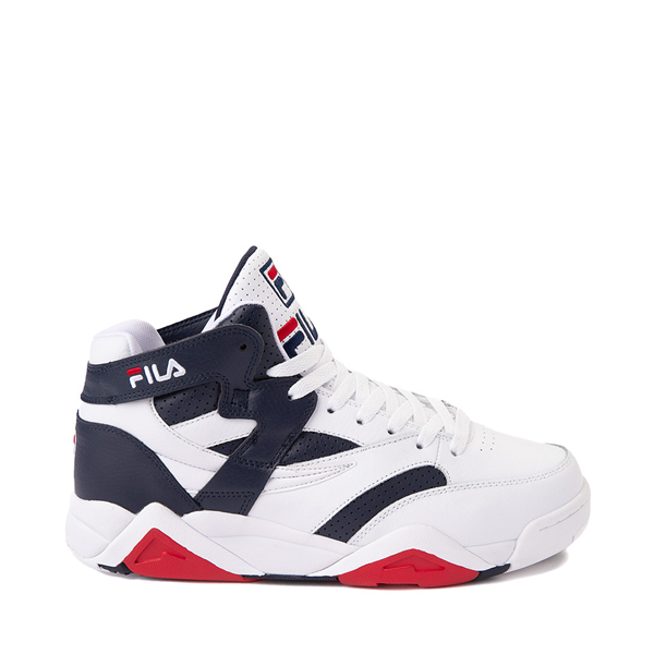 Main view of Mens Fila Squad Athletic Shoe - White / Navy / Red