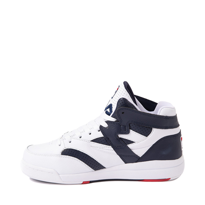 Alternate view of Mens Fila Squad Athletic Shoe - White / Navy / Red