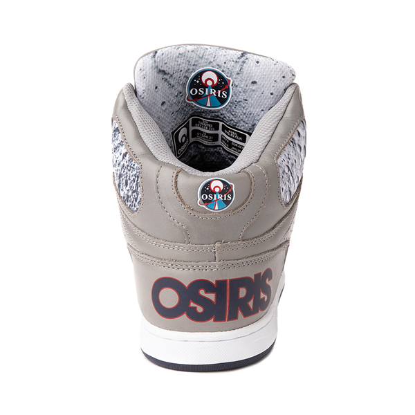 alternate view Mens Osiris NYC 83 CLK Skate Shoe - Gray / Lunar / EclipseALT4