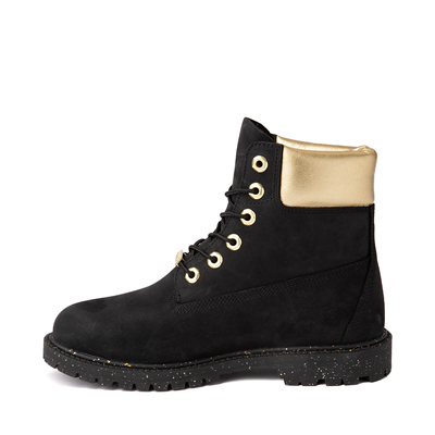 Alternate view of Womens Timberland Heritage 6&quot; Boot - Black / Gold