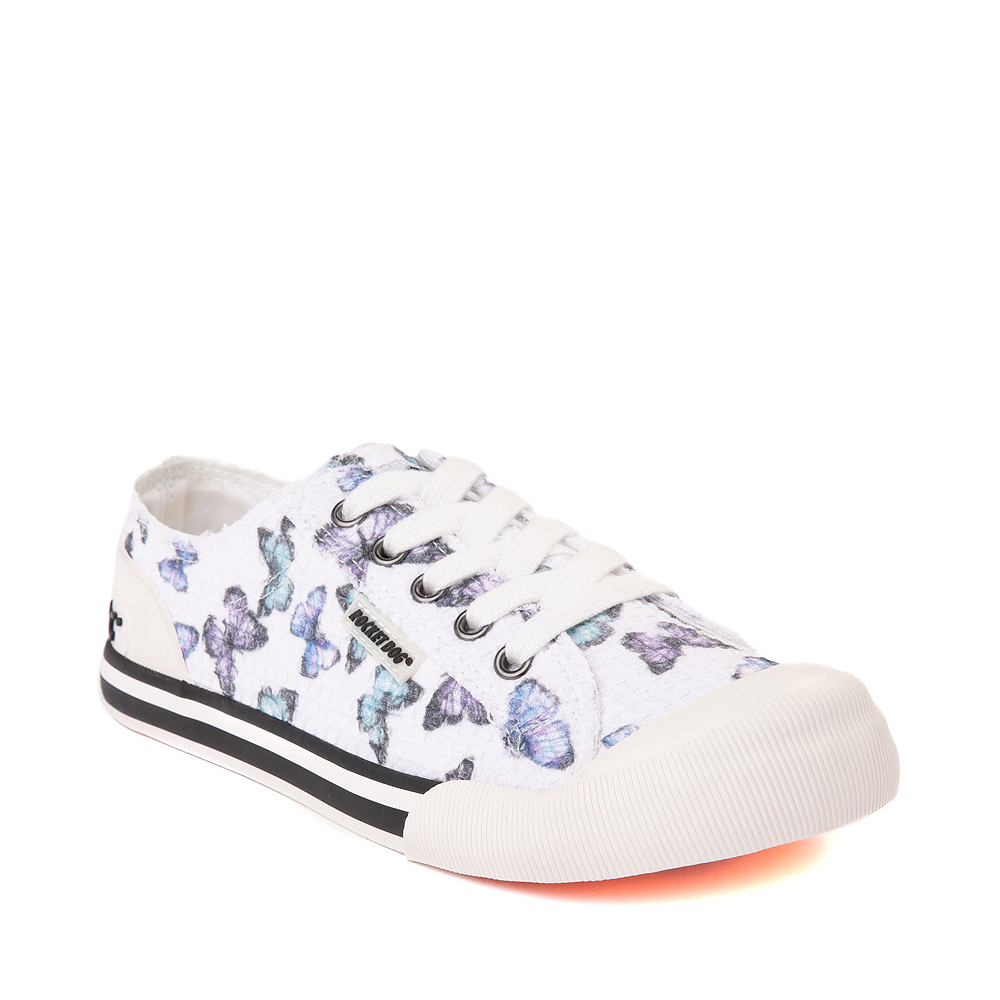 Womens Rocket Dog Jazzin Casual Shoe - White / Butterflies | Journeys