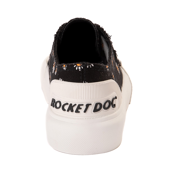alternate view Womens Rocket Dog Jazzin Plus Platform Casual Shoe - Black / DaisyALT4