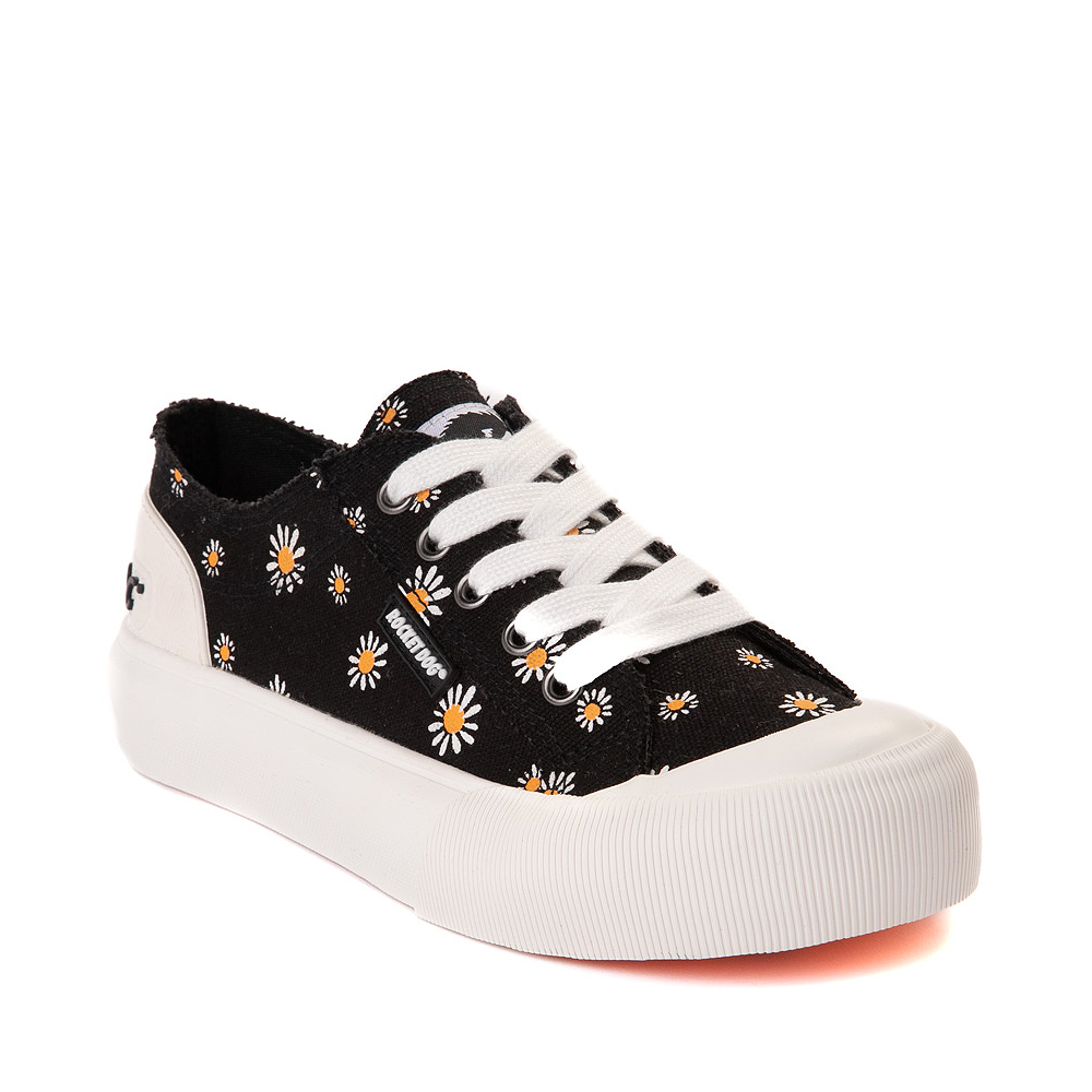 Womens Rocket Dog Jazzin Plus Platform Casual Shoe Black / Daisy
