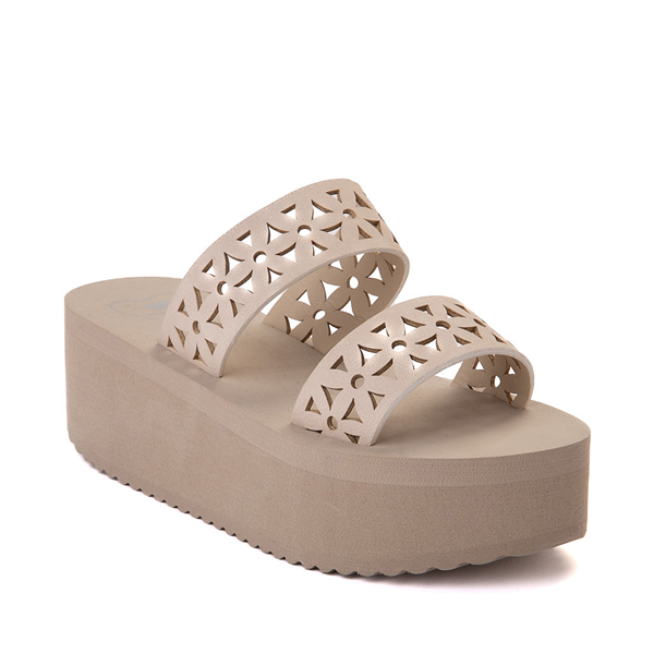 alternate view Womens Rocket Dog Hippy Platform Sandal - NaturalALT5