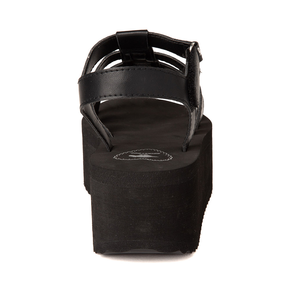 Womens Rocket Dog Helio Platform Sandal Black Journeys