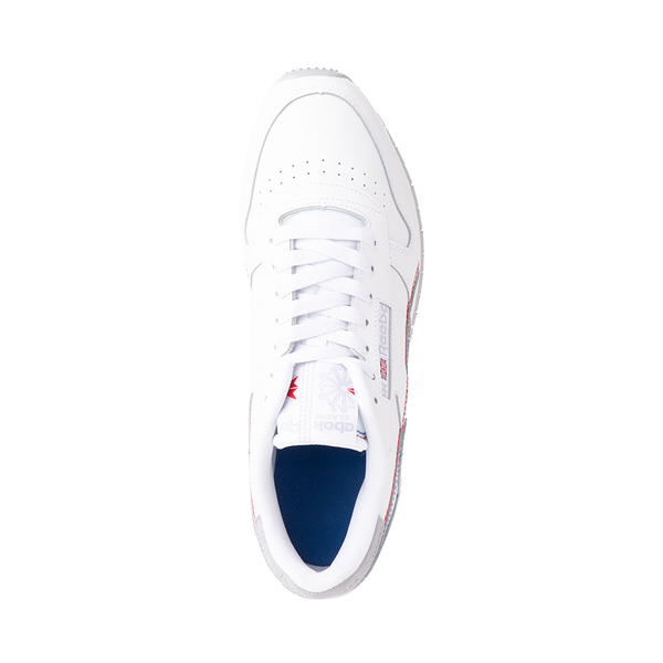 alternate view Reebok Classic Leather Make It Yours Athletic Shoe - White / Vector BlueALT2