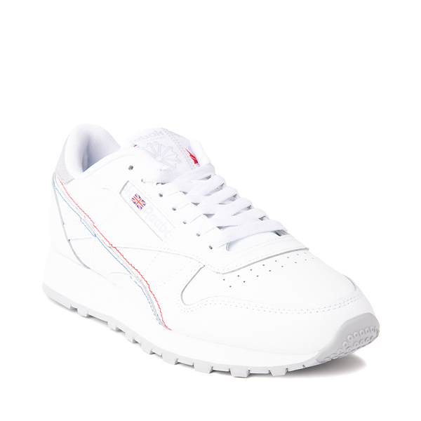 alternate view Reebok Classic Leather Make It Yours Athletic Shoe - White / Vector BlueALT5