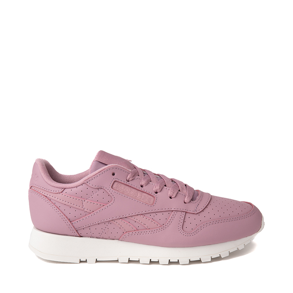 Main view of Womens Reebok Classic Leather Athletic Shoe - Infused Lilac / Chalk