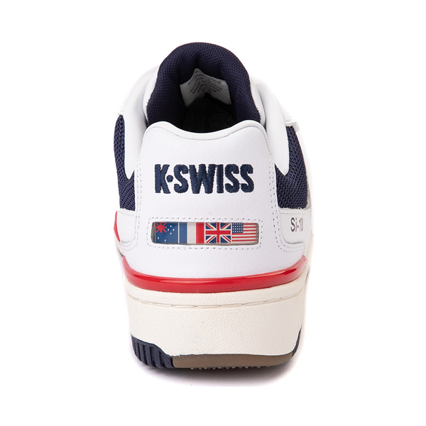 alternate view Mens K-Swiss SI-18 Rival Athletic Shoe - White / Navy / RedALT4