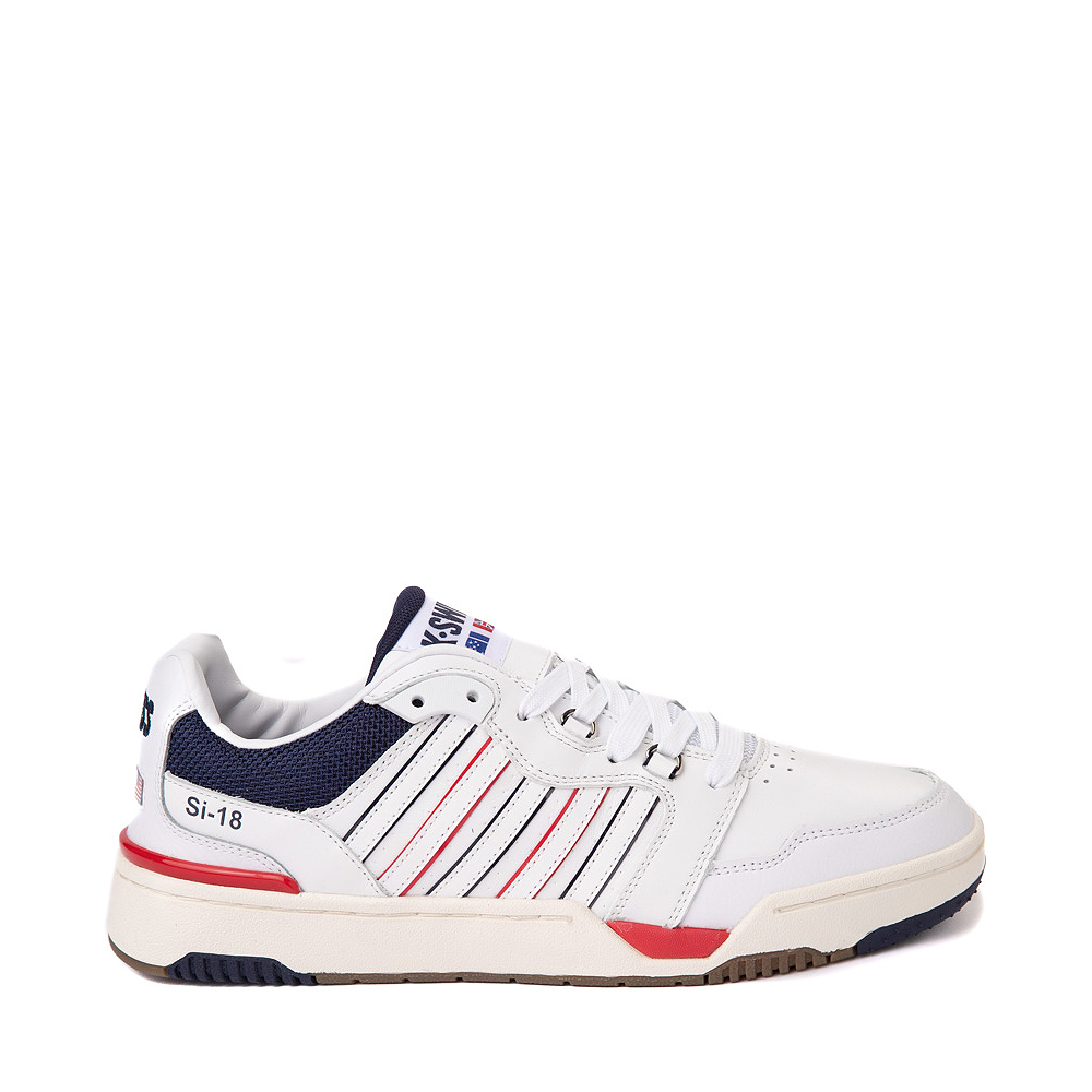 Mens K-Swiss SI-18 Rival Athletic Shoe - White / Navy / Red