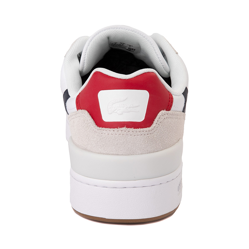 Mens Lacoste T Clip Athletic Shoe - White / Navy / Red | Journeys