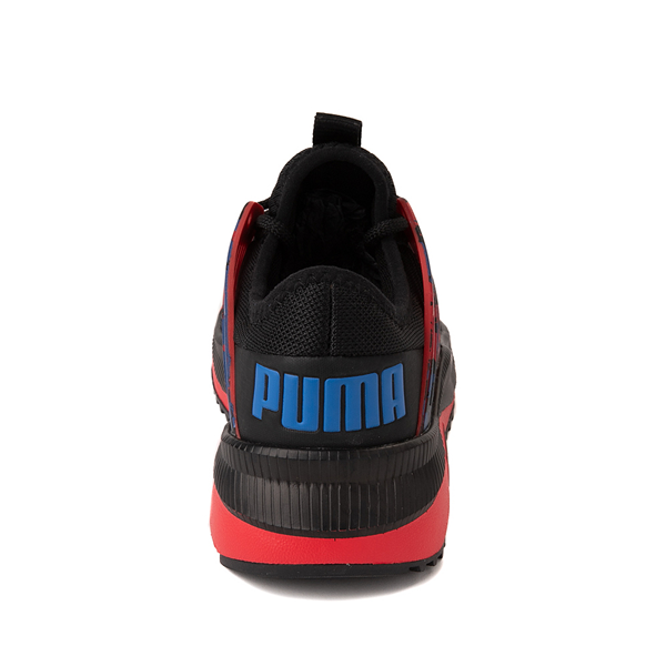 alternate view PUMA Pacer Future Splatter Athletic Shoe - Big Kid - Black / RedALT4