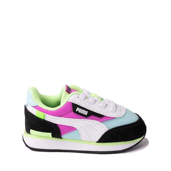 Main view of PUMA Future Rider Splash Cup Athletic Shoe - Baby / Toddler - Electric Orchid / Light Aqua