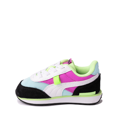Alternate view of PUMA Future Rider Splash Cup Athletic Shoe - Baby / Toddler - Electric Orchid / Light Aqua