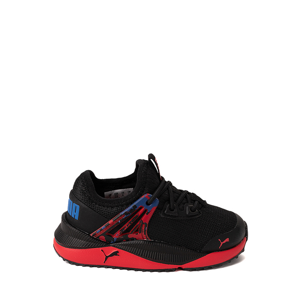 Main view of PUMA Pacer Future Athletic Shoe - Baby / Toddler - Black / Paint Splatter