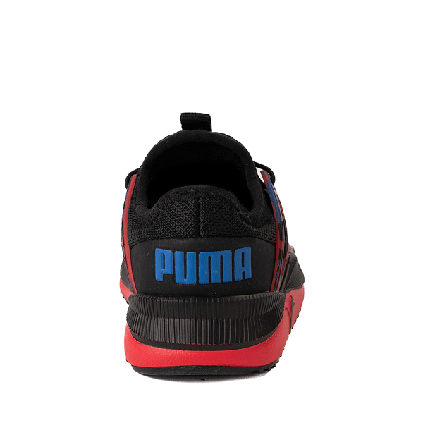 alternate view PUMA Pacer Future Athletic Shoe - Baby / Toddler - Black / Paint SplatterALT4
