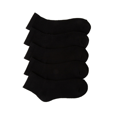 Alternate view of Womens Quarter Socks 5 Pack - Black