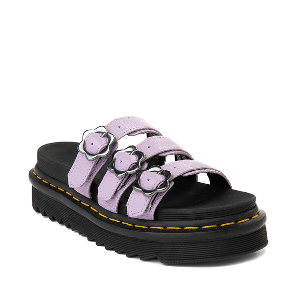 alternate view Womens Dr. Martens Blaire Platform Slide Sandal - LilacALT5