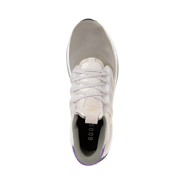 alternate view Mens adidas X_PLR Boost Athletic Shoe - Silver Green / Aluminum / Purple RushALT2
