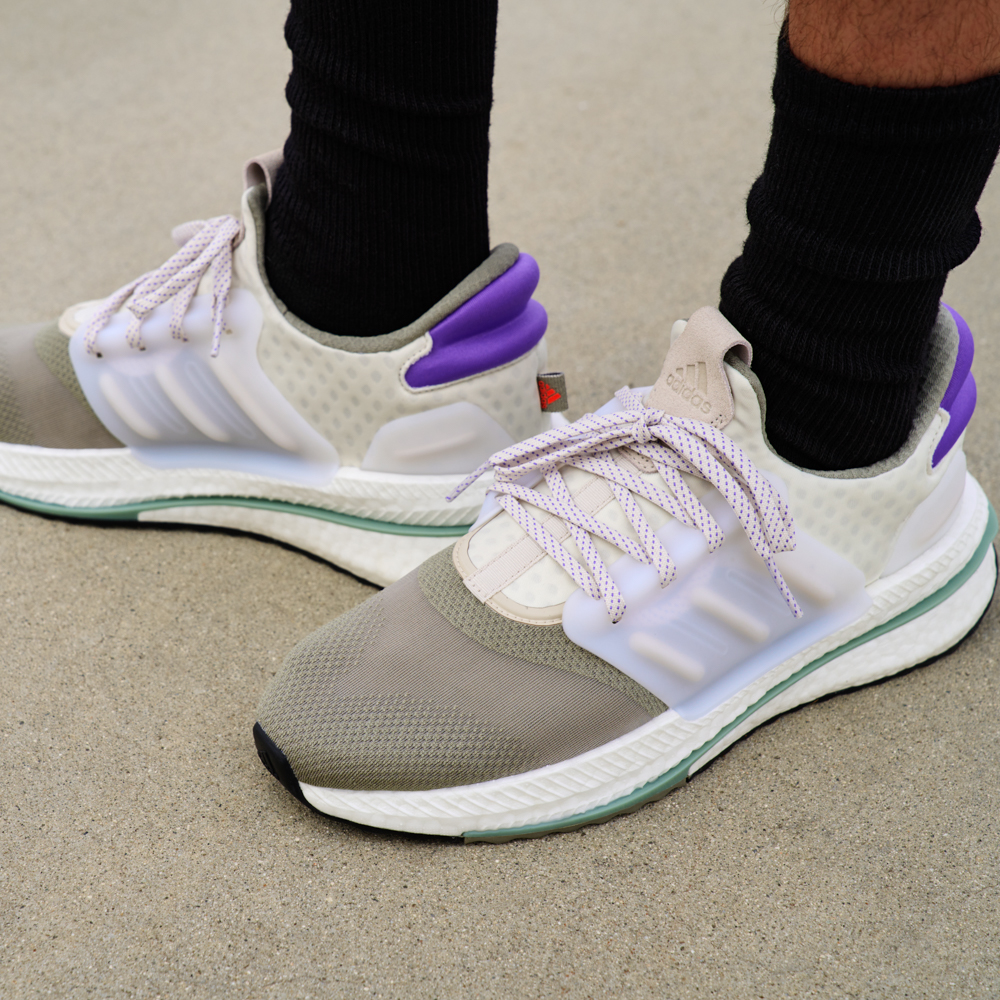 adidas X_PLR Boost Athletic Shoe - Silver Green / Purple Rush | Journeys