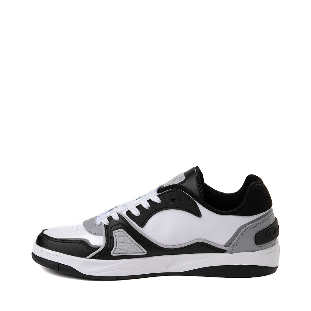 Mens Champion Rezone Drill Lo Athletic Shoe White / Black / Gray Journeys