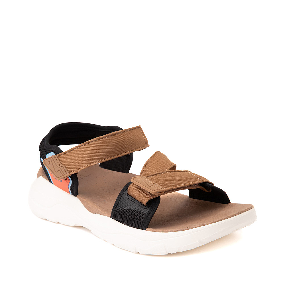Mens Teva Zymic Sandal Honey Brown / Black Journeys