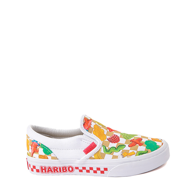 Alternate view of Vans x Haribo&trade; Slip-On Checkerboard Skate Shoe - Little Kid - White / Multicolor